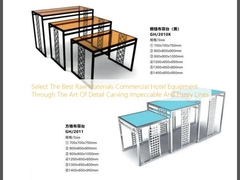 Selecione os melhores equipamentos para hotéis comerciais de matérias-primas através da arte da escultura de detalhes, linhas impecáveis e difusas