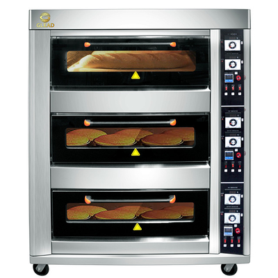 Fogão elétrico comercial combinado com fogão a lenha Cremação Fogão de polímero Argila Árabe Forno de pão