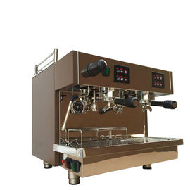 Máquina automática do café do café comercial do restaurante com 2 grupos 9 litros