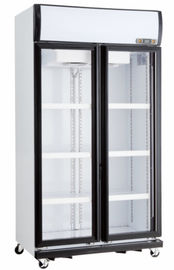 Refrigerador de vidro industrial das bebidas mais frescas da bebida da porta de Refriger da mostra ereta
