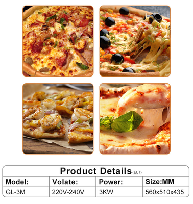 Churrasqueira de cura cerâmica DTF Midea Microondas Fogão de pizza Forno Industrial Fabricação de pão