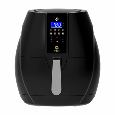 Equipamento de cozinha de cozinha preto 1200w Fritadora de ar de alto desempenho