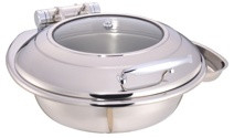 Higiene Equipamento de cozinha comercial 6L Chafers redondos W/O Quadro