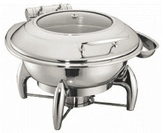 Higiene Equipamento de cozinha comercial 6L Chafers redondos W/O Quadro