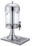 Dispensador de suco de aço inoxidável 8L 16L Construção de cor de borracha para durabilidade e longevidade