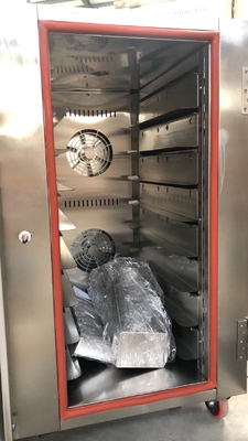 Forno de panificação comercial de aço inoxidável Forno de convecção 8 bandejas Produtividade eléctrica/gás GLP/gás natural