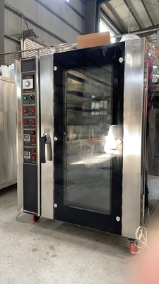 Forno de panificação comercial de aço inoxidável Forno de convecção 8 bandejas Produtividade eléctrica/gás GLP/gás natural