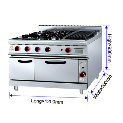 Equipamento de cozinha de fast food de aço inoxidável GL-RS-4G para cozinhas comerciais