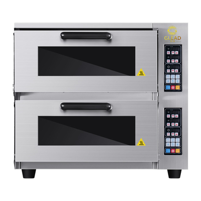 Equipamento de cozimento de pizza/pão de 2 camadas com pintura 220-240V 50HZ