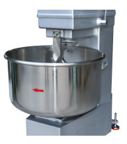 Máquina de mistura de massa de aço inoxidável comercial Produtividade Equipamento de panificação elétrico