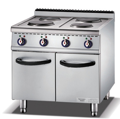 Controle digital Gas Equipamento de cozinha de restaurante bandeja lisa completa 220-240V prata branco