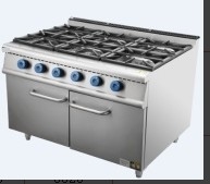 Equipamento de cozinha de aço inoxidável GL-RS-6 NG/LPG 3.95/5.66Kg/h Consumo de gás