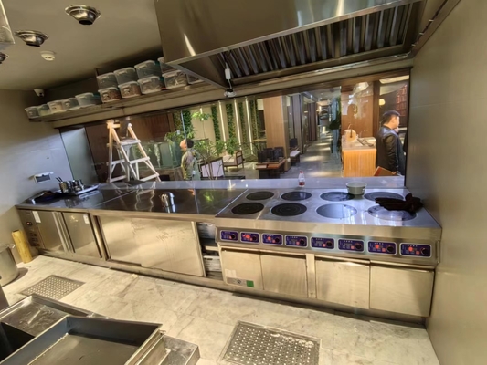Forno de combustível de aço inoxidável comercial para restaurantes pesados