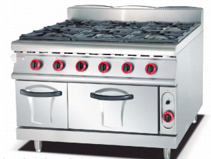 Forno de combustível de aço inoxidável comercial para restaurantes pesados