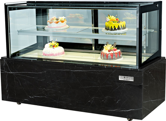110V-60HZ/220V-50HZ Vitrine de bolo Equipamento de fabricação de pão comercial Forja com base de aço inoxidável