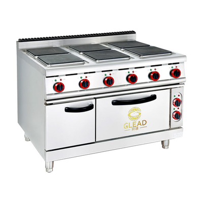Equipamento de cozinha de restaurante elétrico comercial de aço inoxidável de 29 kW GL-TT-6