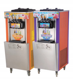 Frigorífico Equipamento de panificação comercial Display digital Máquina de sorvete de baixo ruído