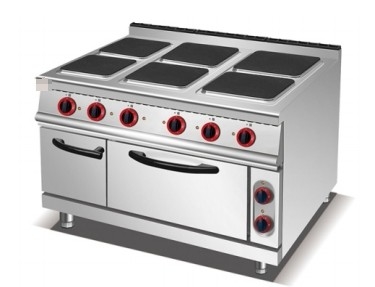 Equipamento de cozinha elétrico / equipamento de cozinha de fast food GL-TT-6 29KW Potência 176kg Peso