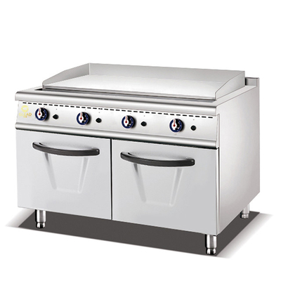 Eficiência Grill de gás de restaurante de aço inoxidável 168kg 1140x610x20 Tamanho da placa