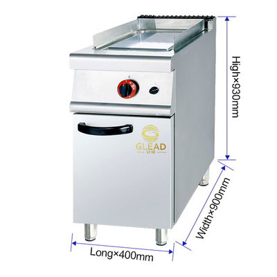 330x580x20 Tamanho do prato de grelha Equipamento de cozinha de cozinha comercial para energia de GLP/GNL