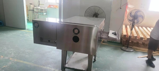 Forno de cozinha de pizza a GLP 3N-380V/50Hz Equipamento comercial com base de mármore
