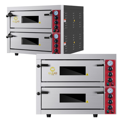 Forno de cozinha de pizza comercial com 9kW de potência 3N-380V/220-240V Voltagem 115kg de peso.