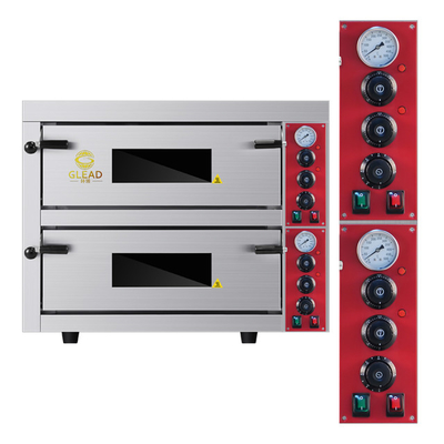 Forno de cozinha de pizza comercial com 9kW de potência 3N-380V/220-240V Voltagem 115kg de peso.