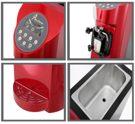 Máquina elétrica de sorvete comercial com tanques de aço inoxidável de potência de 1,5 kW