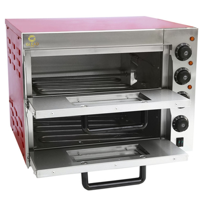 Forno Elétrico de Forno de Pizza 3kw Equipamento Comercial com Base de Mármore/Aço Inoxidável