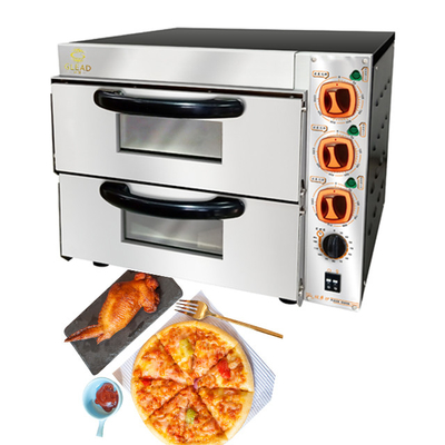 Equipamento de cozimento comercial de 33 kg para cozimento de pizza com função versátil