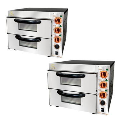Equipamento de cozimento comercial de 33 kg para cozimento de pizza com função versátil