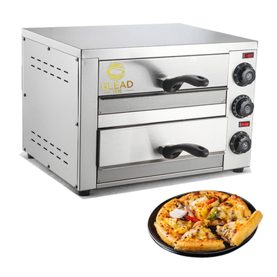 Forno de pizza elétrico de 16 polegadas Equipamento de panificação de 2460W 220V Modelo comercial