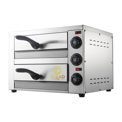 Forno de pizza elétrico de 16 polegadas para padaria Equipamento de cozimento de qualidade comercial