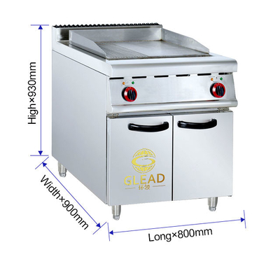 12.5kw Equipamento de cozinha eléctrico para restaurantes 220V-380V/50hz-60hz Voltagem 214kg Peso