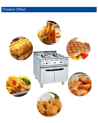 Equipamento de cozinha para restaurantes GL-RC-2 de aço inoxidável com ligação de gás R13/4