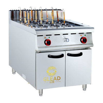 Equipamento de cozinha de aço inoxidável com tanque 340x550x270/30x2L, tamanho e capacidade