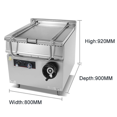 Equipamento de cozinha para restaurantes GL-RS de 80L com consumo de gás GLP/GNL 1,76/2,2 kg/h