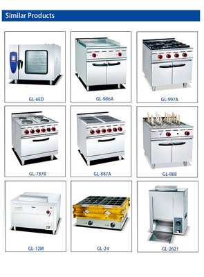 800×900×850 70 GL-RS Equipamento de cozinha para cozinha de restaurantes pesados