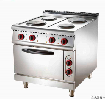 Cozinha a gás de aço inoxidável Equipamento de cozinha comercial com 11,2kw Potência 100-300.C Intervalo de temperatura permanente
