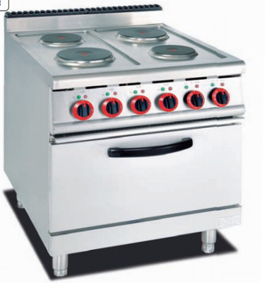 Cozinha a gás de aço inoxidável Equipamento de cozinha comercial com 11,2kw Potência 100-300.C Intervalo de temperatura permanente