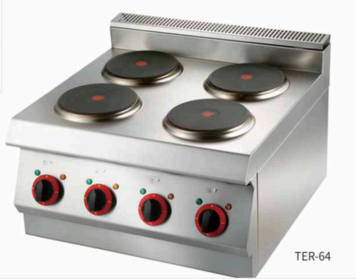 Cozinha a gás em pé com 4 queimadores 220 V Equipamento de cozinha comercial Equipamento de padaria de alimentos