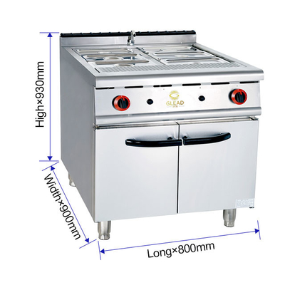Fornecimento de energia GLP/GNL 22 Equipamento de cozinha comercial para 100 kg de capacidade