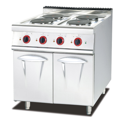 Forno a gás comercial com 4 queimadores para fogão a gás de chão de sopa - faixa de temperatura 100-400 ° F