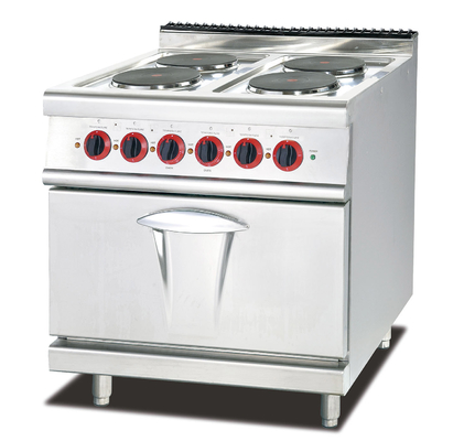 Forno a gás comercial com 4 queimadores para fogão a gás de chão de sopa - faixa de temperatura 100-400 ° F