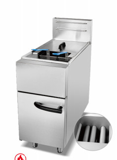 Equipamento de fritura a gás profissional para cozinha de trabalho pesado