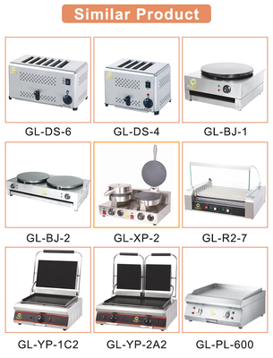 GL-RG RH Equipamento de cozinha de restaurante a gás para preparação de alimentos em larga escala Grelha a gás + grelha de rocha de lava com armário