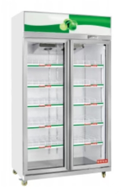 Refrigeração direta por vento Armários de exibição comercial Equipamento para lojas 1,5kw/24h