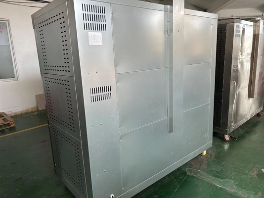 Forno comercial de gás 9 bandejas Capacidade 380kg Equipamento pesado de cozinha