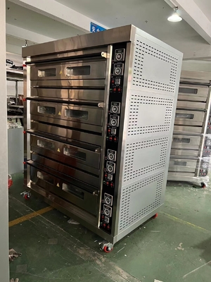 16 bandejas Capacidade Forno de panela de panificação a gás 220V50HZ 0,3KW Potência