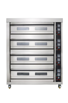 Forno a gás de 16 bandejas Capacidade para cozinhar em padaria 485g Peso líquido 220V Fonte de alimentação